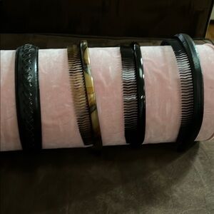 Set of Black and Brown Headbands